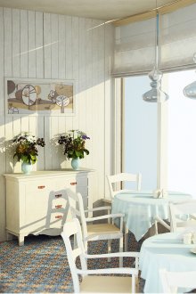 Εστιατόριο στιλ στην Προβηγκία με πανοραμική θέα