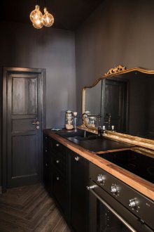 Σκούρο εσωτερικό στυλ της Προβηγκίας