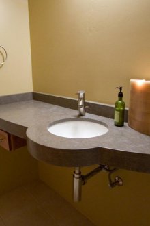 Κρεμάστρα νεροχύτη γκρι