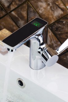 Chrome μίξερ με θερμοστάτη