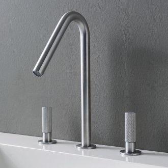 Μπανιέρα με διπλή λαβή βρύσης