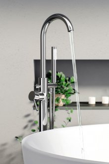 Μίξερ δαπέδου με μακρύ στόμιο