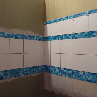 Τοποθέτηση κεραμικών πλακιδίων σε γυψοσανίδα