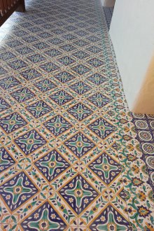 Πλακάκι με μοτίβο στο μπαλκόνι