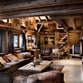 Σαλόνι στυλ σαλέ