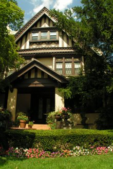 Ξύλινο σπίτι σε γερμανικό στιλ