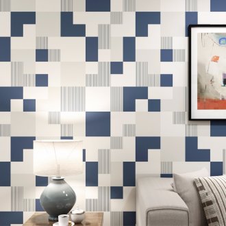 3d ταπετσαρία μπλε