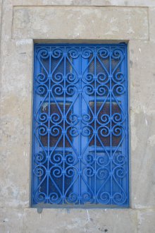 Παράθυρο μάσκα μπλε