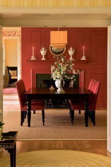 Ο συνδυασμός του κόκκινου στο εσωτερικό