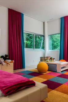 Ο συνδυασμός ροζ στο εσωτερικό