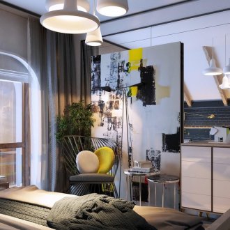 Υπνοδωμάτιο 14 τ.μ. με διακόσμηση