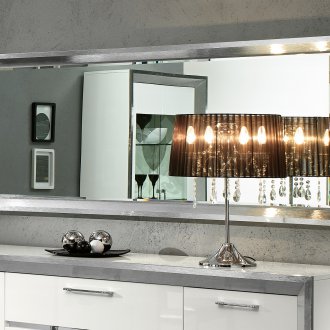 Ασημένιο πλαίσιο καθρέφτη