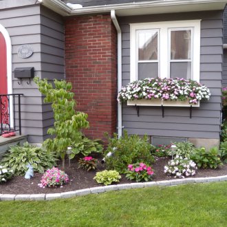 Λουλούδι γύρω από το σπίτι στη χώρα