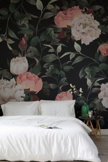 Μεγάλη ταπετσαρία floral