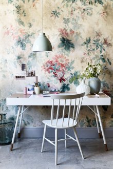 Ηλικιωμένη Floral Ταπετσαρία