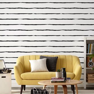 Οριζόντια ριγωτή ταπετσαρία