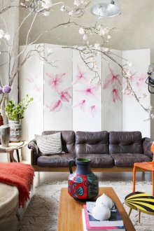 Οθόνη στο εσωτερικό του καθιστικού