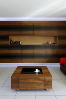 Καφέ έπιπλα καθιστικού