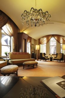 Lustre de plafond tendu