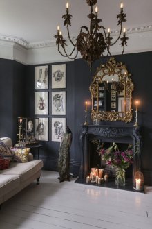 Lustre de plafond baroque extensible