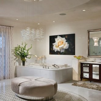 Πολυέλαιος για το τέντωμα οροφής στο μπάνιο