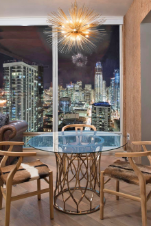 Τεντωμένο χρυσό πολυέλαιος οροφής