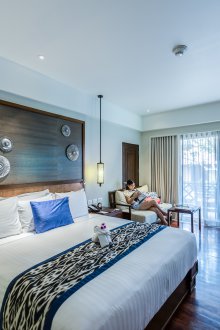 Υπνοδωμάτιο με έθνικο στυλ με μελέτη