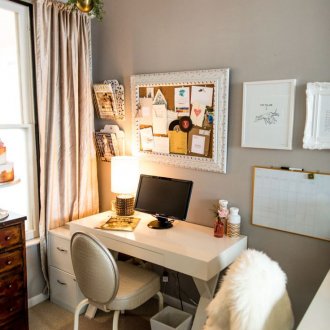 Υπνοδωμάτιο με μελέτη σε μοντέρνο στιλ