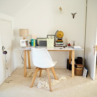 Χώρος εργασίας στο υπνοδωμάτιο