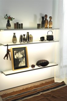 Ripiani in vetro decorativo