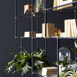 Ράφι από γυαλί ρετρό