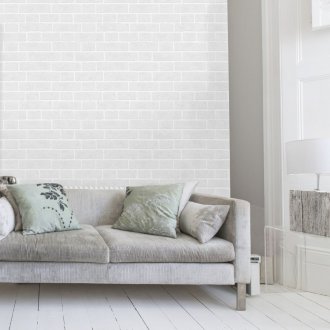 Ταπετσαρία κάτω από έναν τοίχο από τούβλα