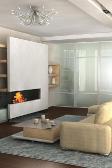 Λευκά βάζα στο πάτωμα