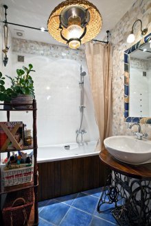 Μπάνιο 9 τ.μ. m χώρα στυλ