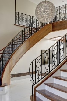 Κάγκελα για σκάλες σε εξοχική κατοικία