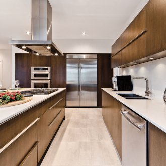 Η θέση του ψυγείου στην κουζίνα Art Nouveau