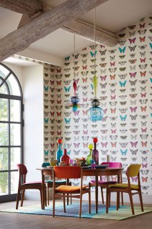 Πεταλούδες στην ταπετσαρία