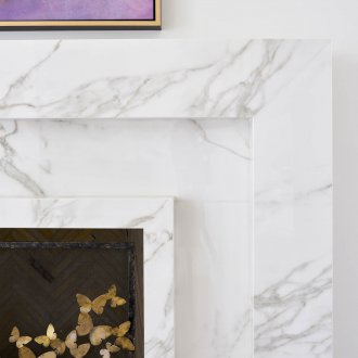 Χρυσές πεταλούδες για διακόσμηση τζακιού