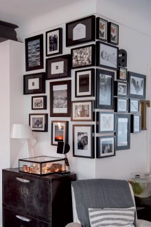 Φωτογραφίες στη γωνία στο εσωτερικό