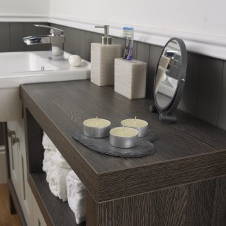 Wenge γραφείο στο μπάνιο