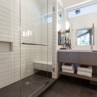 Πλακάκι στο ντους χωρίς παλέτα