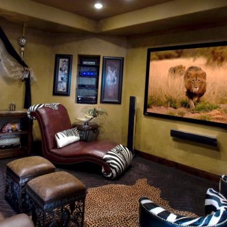 Τυπωμένο χαλί στο εσωτερικό της Αφρικής