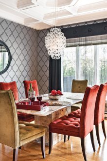 Art Nouveau ταπετσαρία καθιστικού