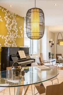 Υφασμάτινη ταπετσαρία για το σαλόνι