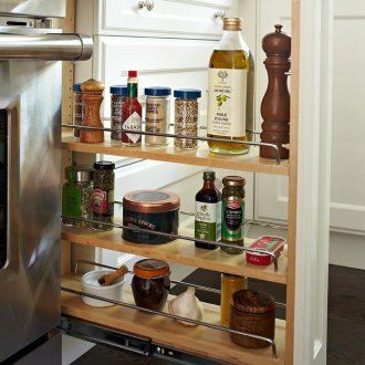 Συμπαγής αποθήκευση σε ένα στενό συρτάρι