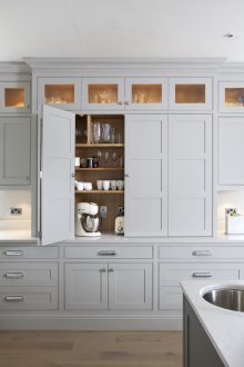 Κλειστό σύστημα αποθήκευσης στην κουζίνα