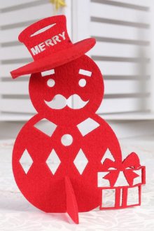 Κόκκινο χιονάνθρωπο