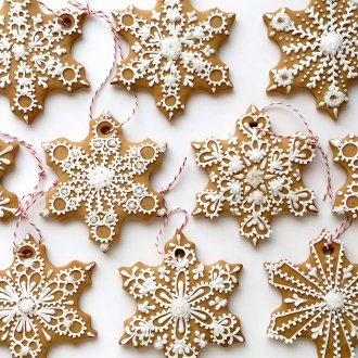 Μπισκότα Snowflake