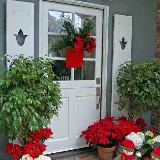 Μπουκέτο στην πόρτα του νέου έτους