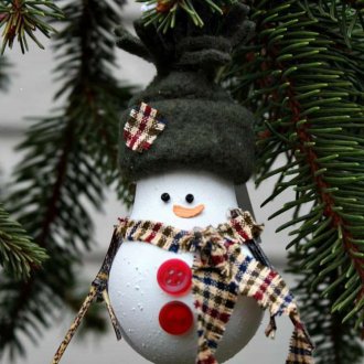 Χριστουγεννιάτικο δέντρο χιονάνθρωπος